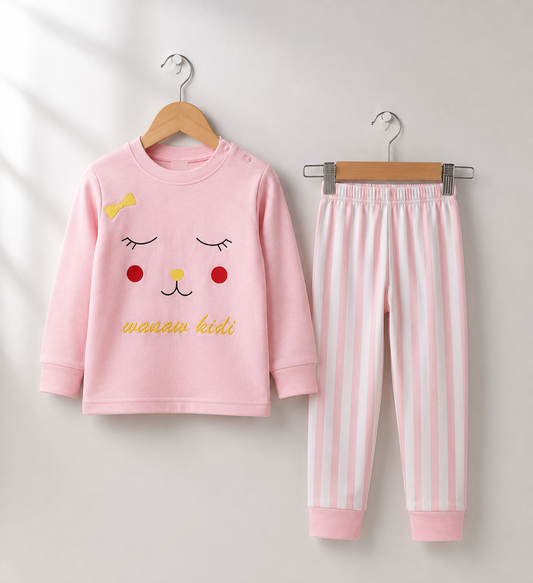 Pink Baby Kidsโ Winter Suit