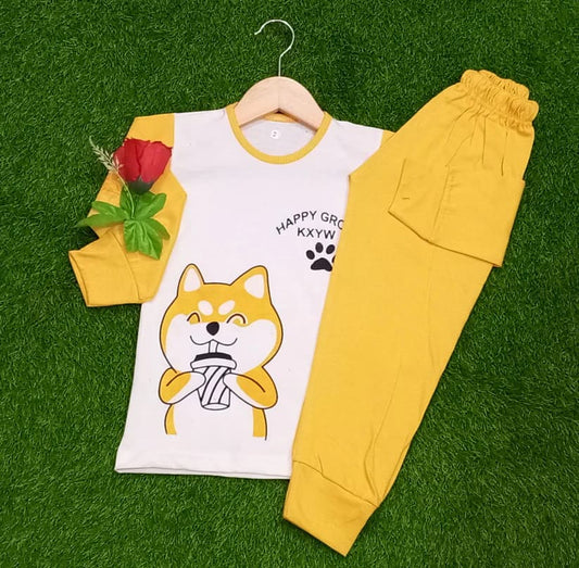 Happy Growth Cat Kids Wear