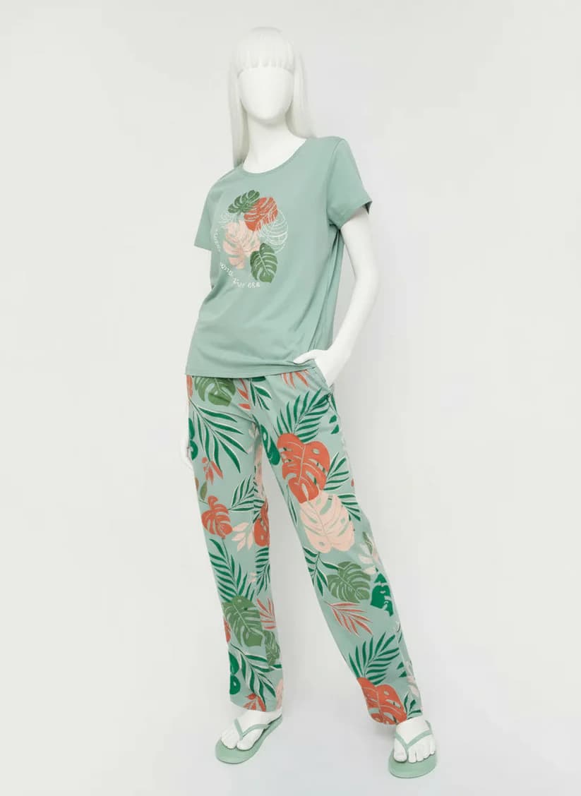 Tropical Printed Night Suits