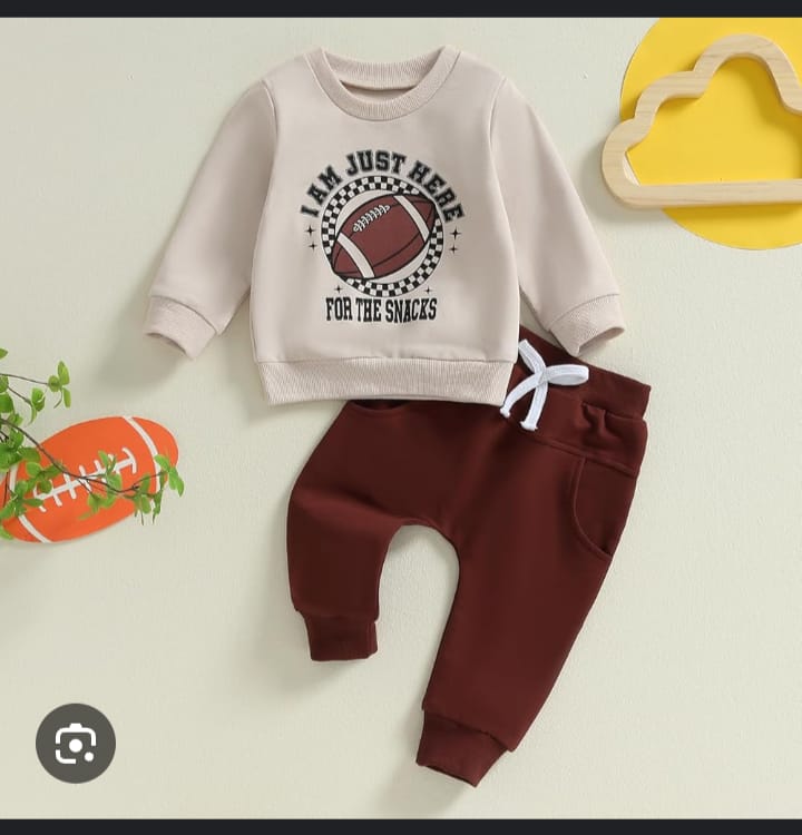 I'm Just Here Printed Kids Winter Suit ( Each )