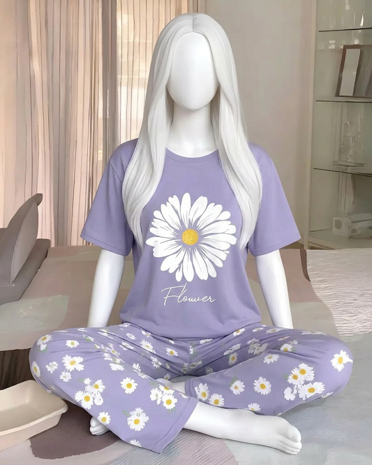 Soft & Comfortable Floral Nightwear Set