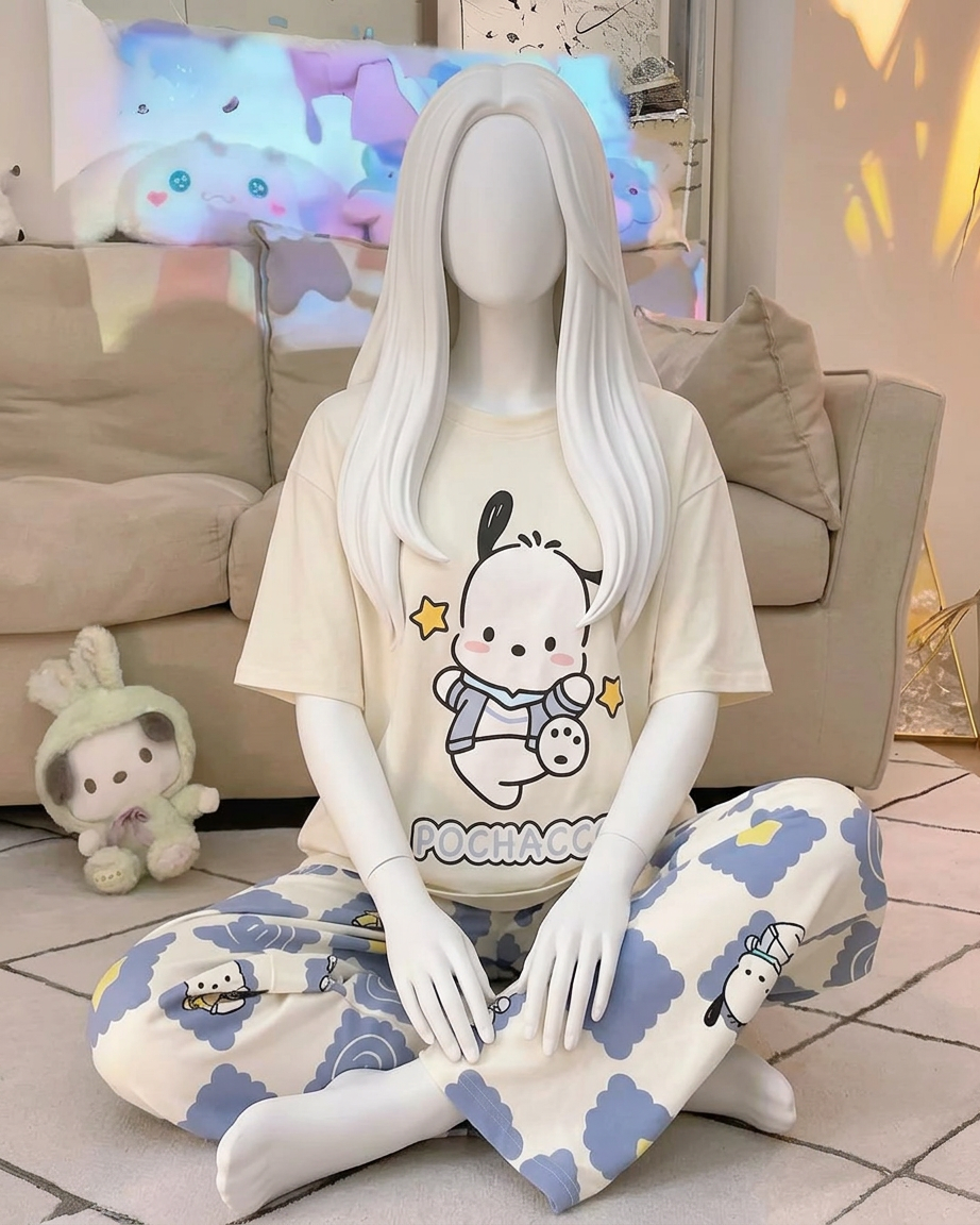 Cute Character Printed Night Suit