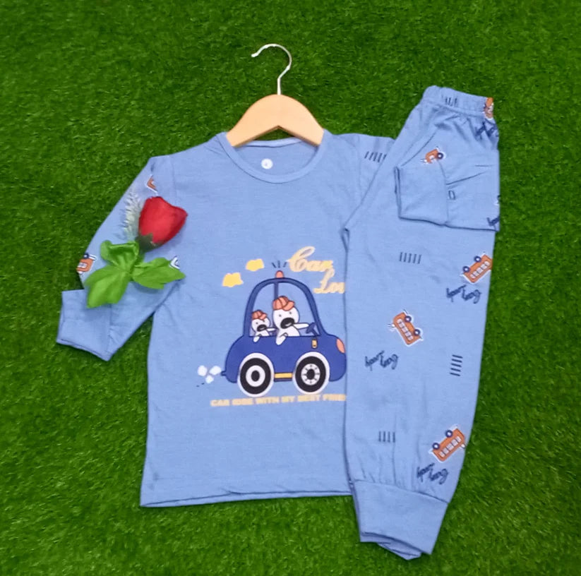 Blue Car Kids Wear