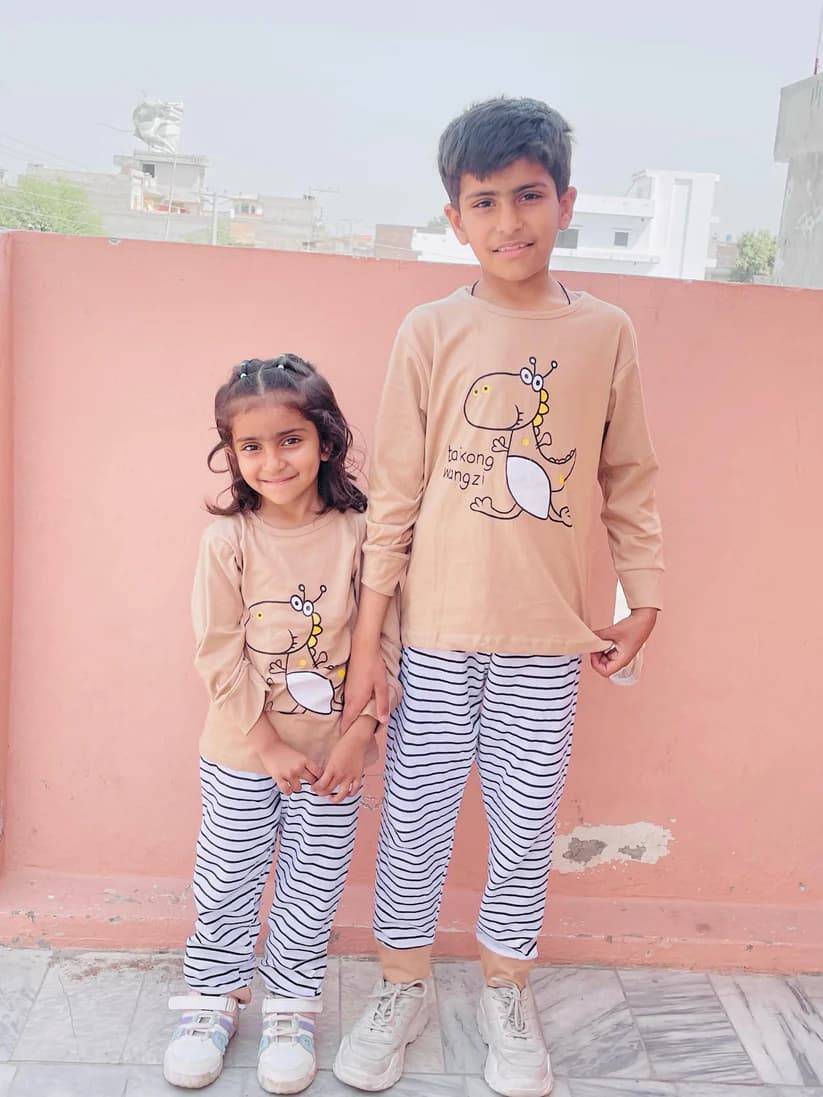 Brown Taikong Printed Kids Wear (Each)