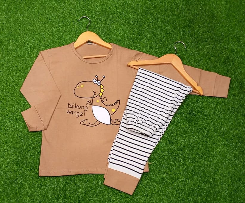 Brown Taikong Printed Kids Wear (Each)