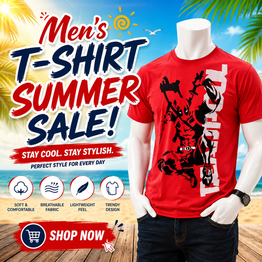 Sword Master Men's T-Shirt Red