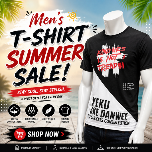 Black & White Printed T-Shirt