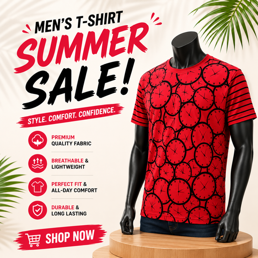 Red Watch Graphic Men's T-Shirt
