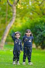 Blue Spaceship Kids Wear