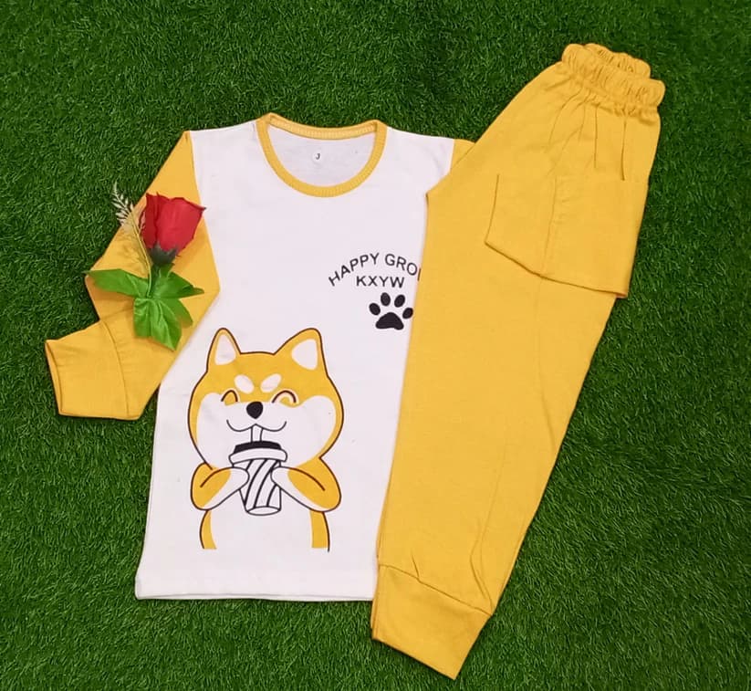 Happy Growth Cat Kids Wear