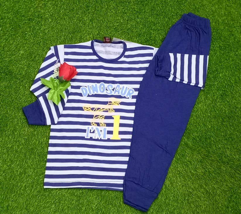 I am Blue Dino Kids Wear