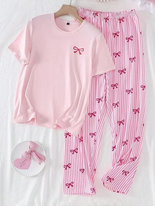 Pink Ribbon Dream PJ Set