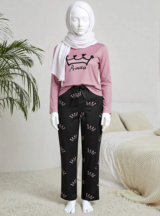 Princess Printed Night Suit