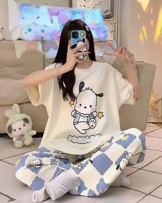 Cute Character Printed Night Suit
