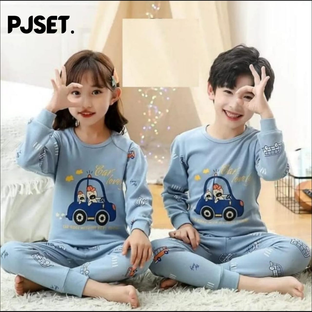 Blue Car Kids Wear