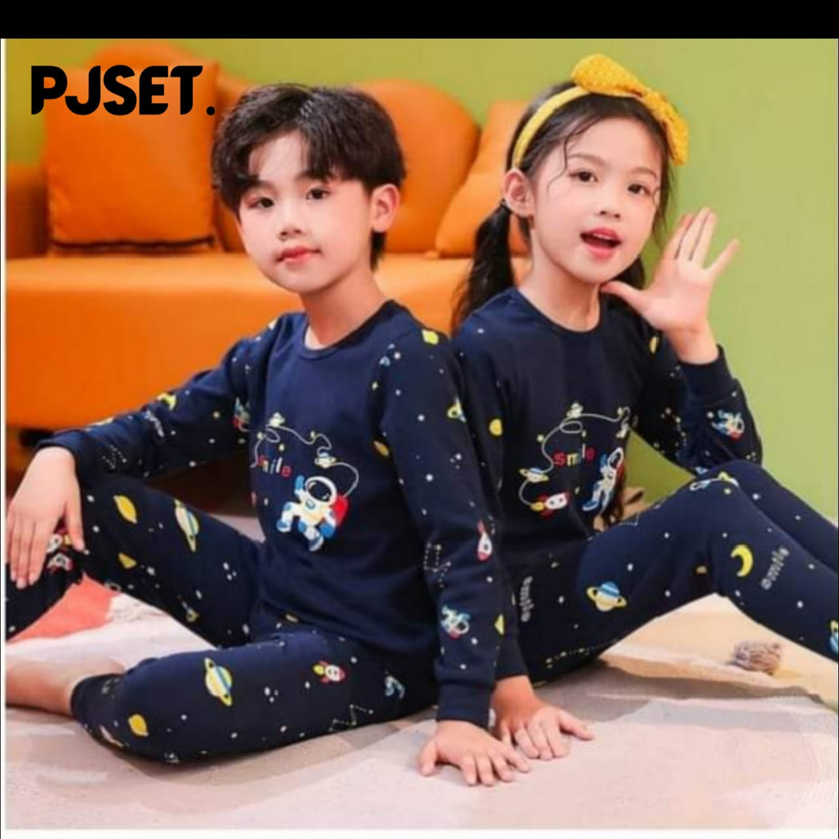 Blue Spaceship Kids Wear