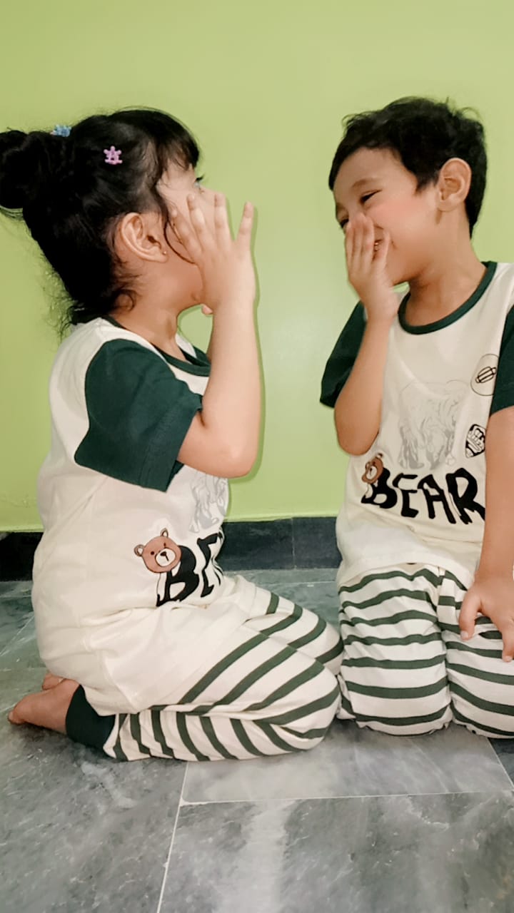 Bear Half Sleeve Kids Suit (Each)