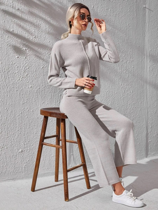 Winter Grey Basic 2 PC Co-Ord Set (Copy)