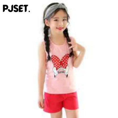Pink Cute Kids Sleeveless