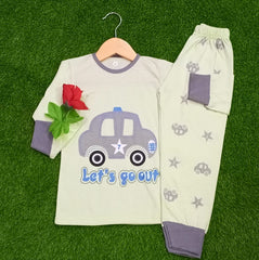 Green Car Kids Wear