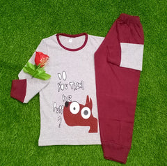 Grey Cute Kids Wear