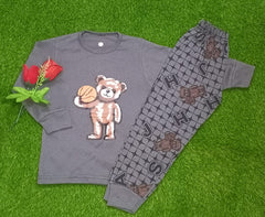 Grey Basket Bear Kids Wear