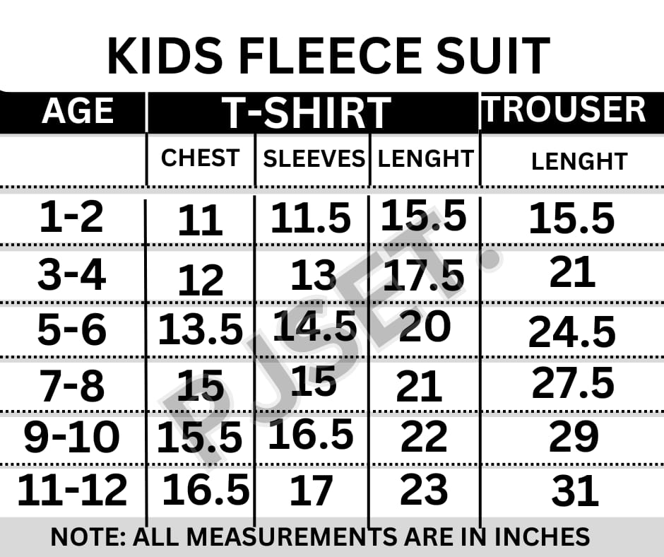 Fleece Fabric Black & Pink Panel  Kids Winter Suit ( Each )