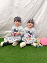 Black Line Mickey  Kids Wear