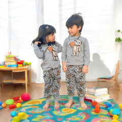 Grey Basket Bear Kids Wear