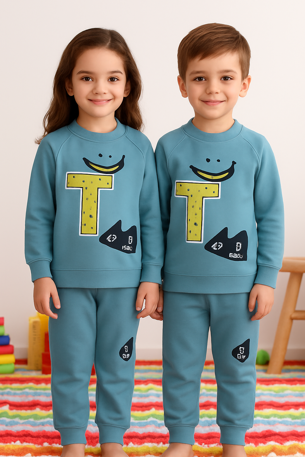 Sky T Rala Printed Kids Winter Suit ( Each )