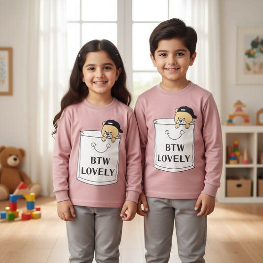 BTW Lovely  Printed Kids Winter Suit ( Each )