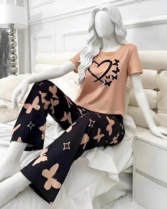 Heart and butterfly